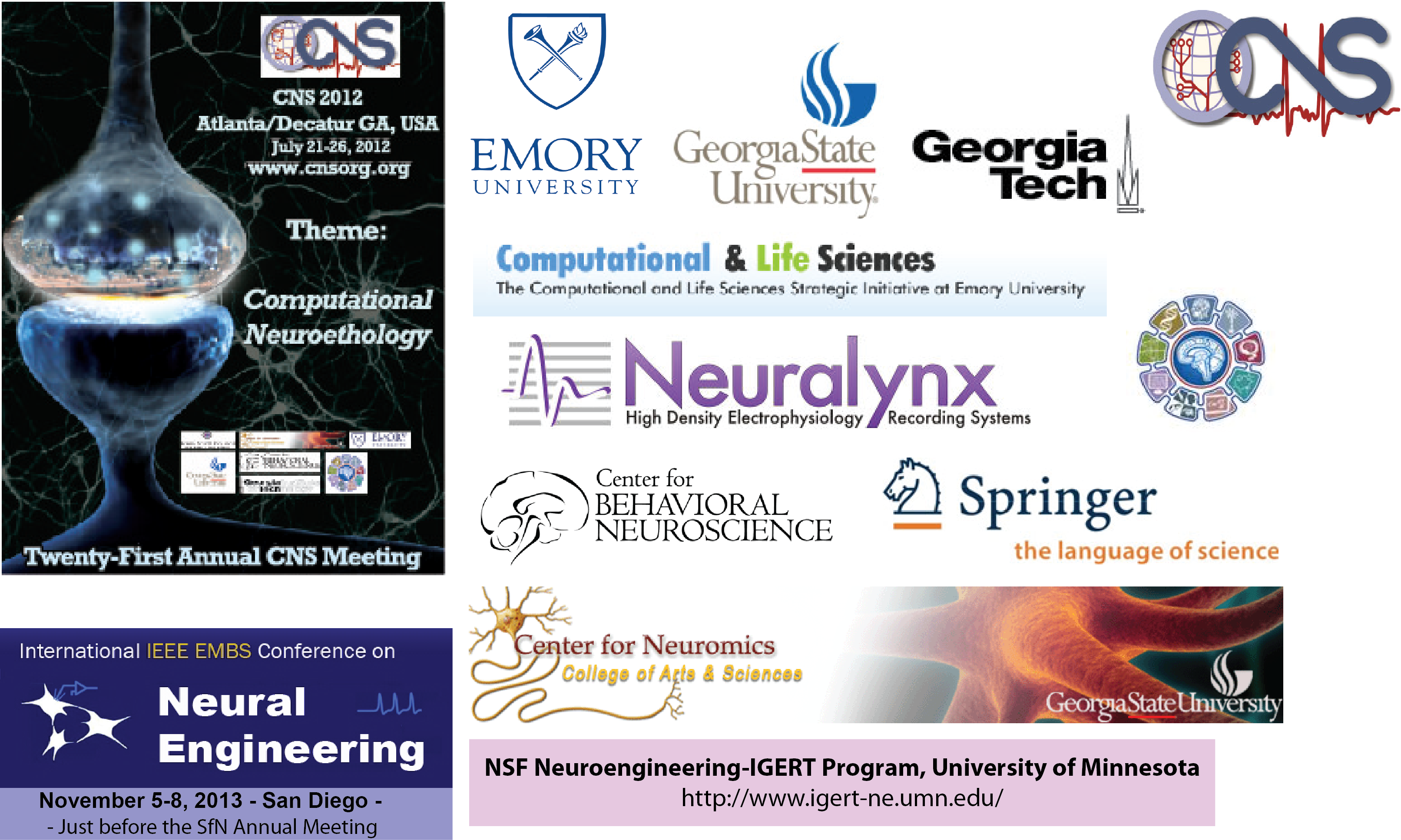 CNS 2012 sponsors