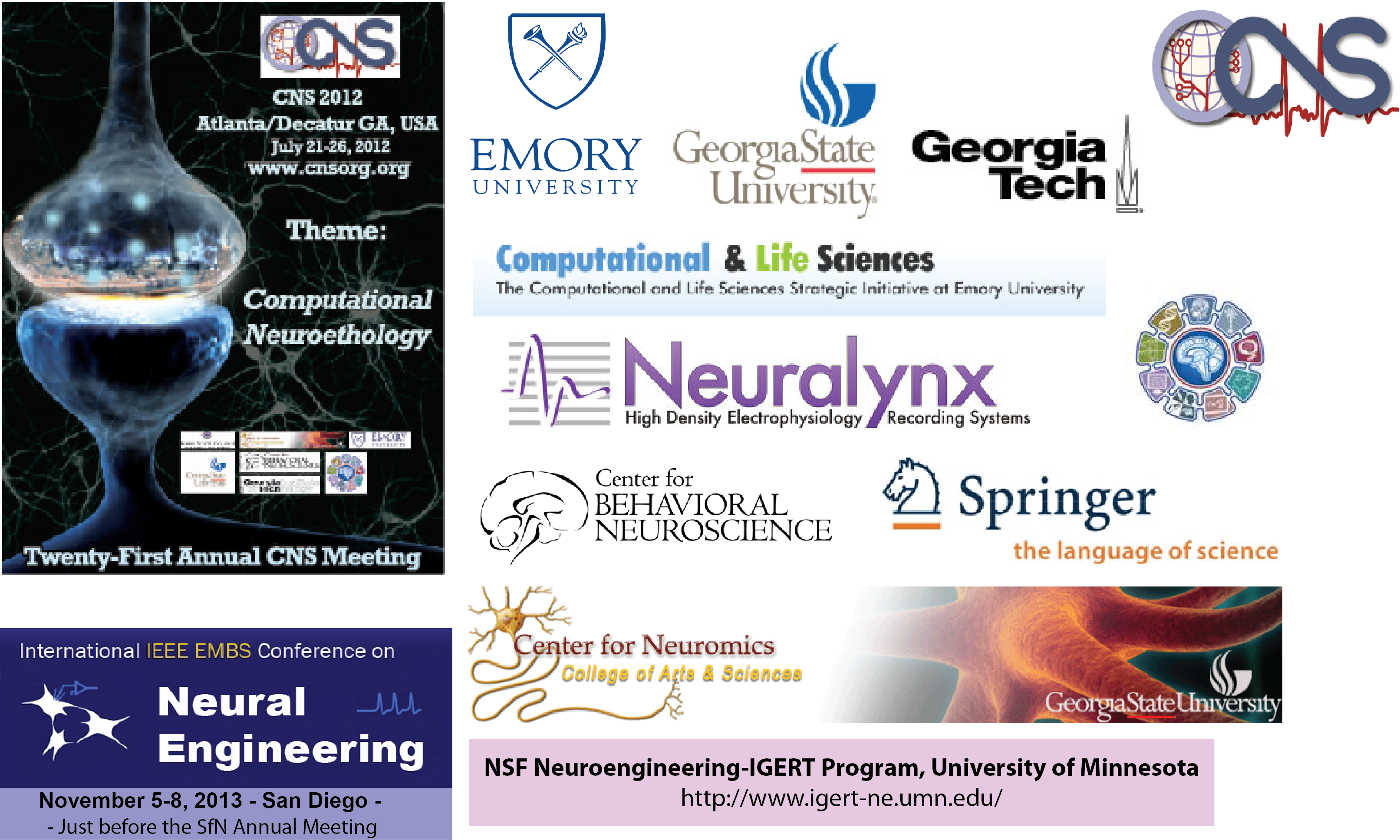 CNS 2012 sponsors