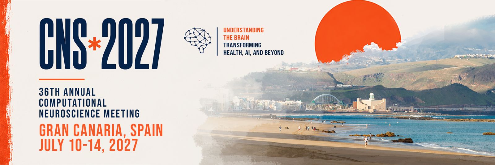 CNS*2027 banner showing Gran Canaria